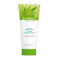 gel de baño para manos y cuerpos herbal aloe 